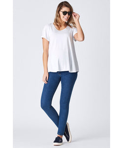 Maternity Tee Slouch Style - White