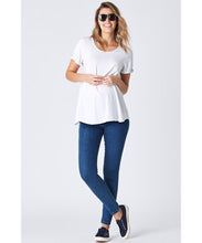 Maternity Tee Slouch Style - White