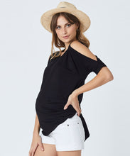 Mara Cut-Out Top in Black