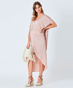 Harper Long Kaftan in Nude