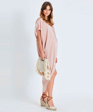 Harper Long Kaftan in Nude