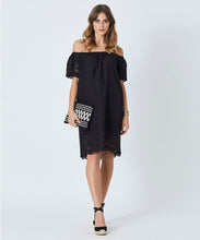 Prue Embroidered Sundress in Black