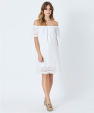 Prue Embroidered Sundress in White