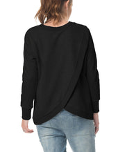 Split Personality Sweater by BAE in Black