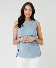 Swing Back Nursing Tank in Sky
