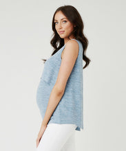 Swing Back Nursing Tank in Sky